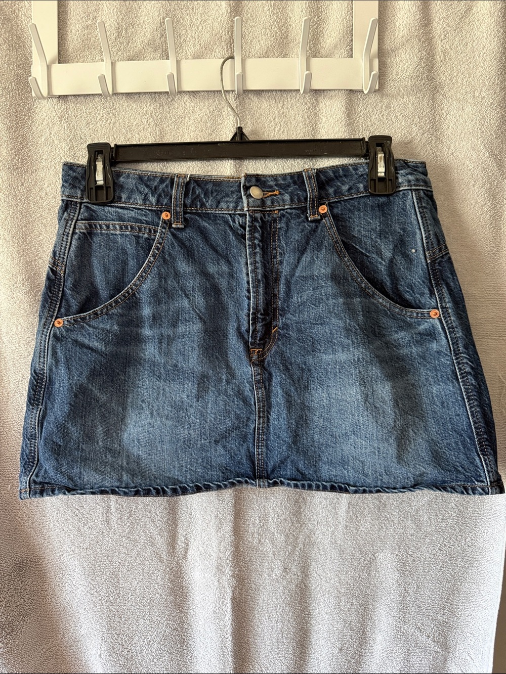 Universal Thread Dark Blue Denim Mini Skirt